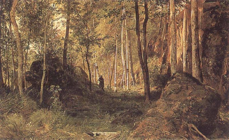 Ivan Shishkin Landscape with a Hunter France oil painting art